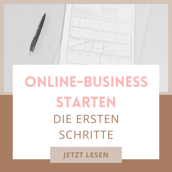 Online-Business starten: Die wichtigsten ersten Schritte