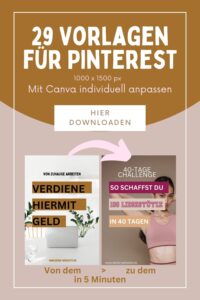 Pinterest nutzen für mehr Traffic auf deinen Blog, deinen Shop oder deine Unternehmens-Webseite. Vorlagen zum individuellen Anpassen.