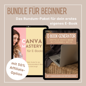 E-Book erstellen mit KI und ChatGPT und Canva (Design und Layout)