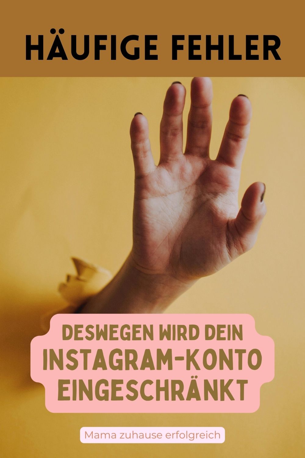 Häufige Fehler, die im digitalen Marketing auf Instagram gemacht werden, und Gründe, warum ein Instagram-Konto eingeschränkt wird.