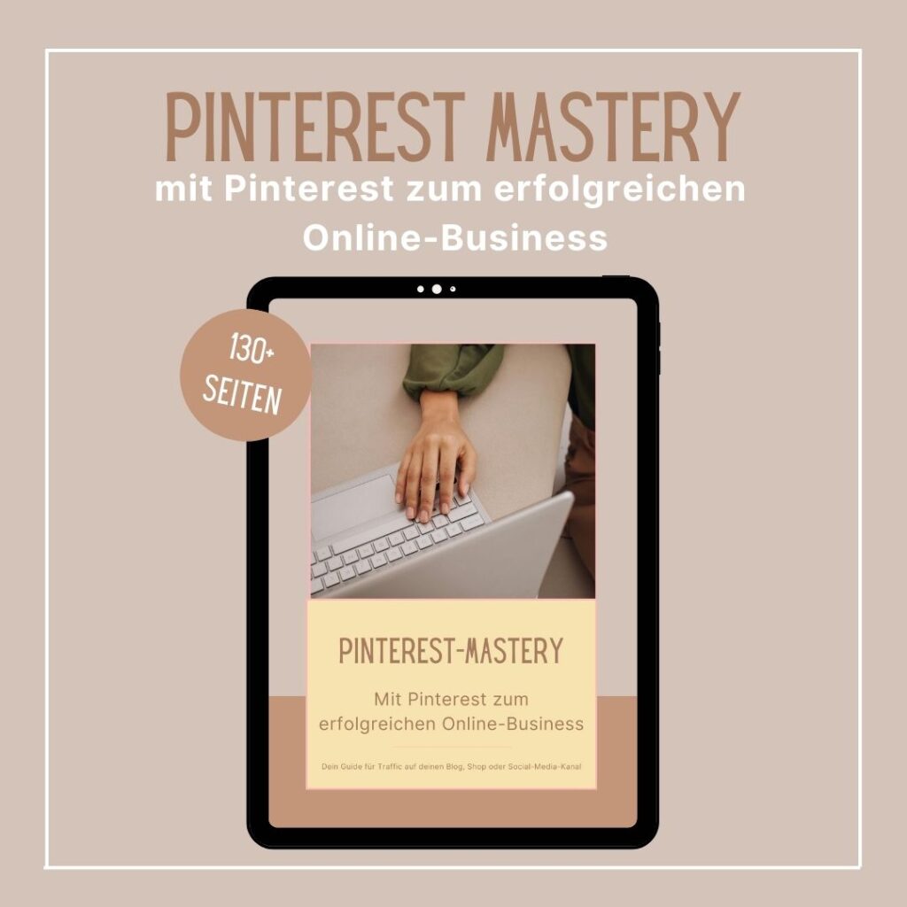 Mit Pinterest Geld verdienen lernen mit der Pinterest Mastery. Lerne den Aufbau und die Strategie.