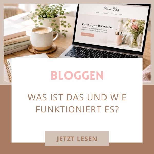 Was ist bloggen und wie funktioniert es - Coverbild